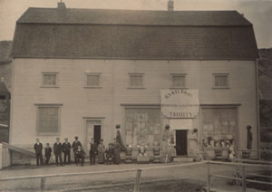 The owners of this store in Trinity, Ryan Brothers, were also the owners of the Schooner Richard Greaves.